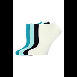 Comfort Code 4-pack Low-Cut Socks with Grippers Aqua